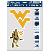  West Virginia 3- Pack Decal Set