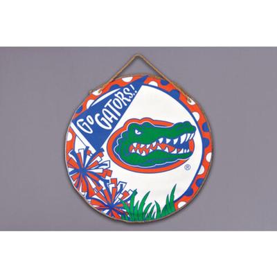 Florida Magnolia Lane Burlap Door Hanger