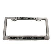  Alabama Pewter License Plate Frame