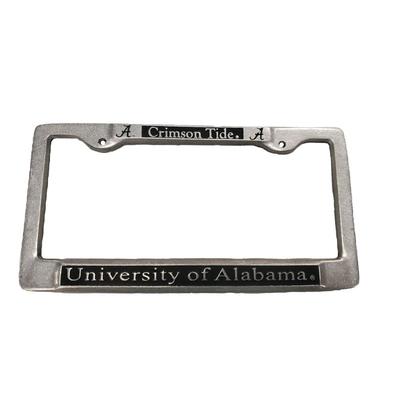 Alabama Pewter License Plate Frame