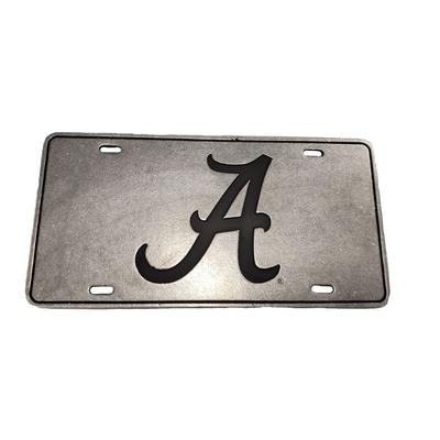 Alabama Pewter License Plate