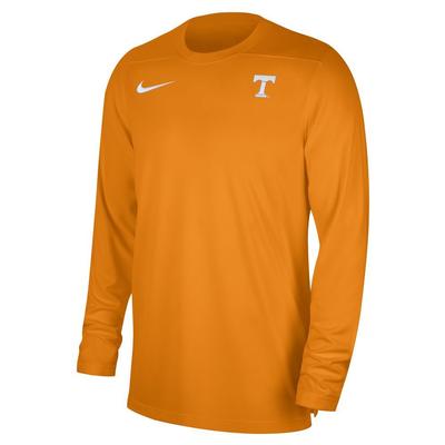 Tennessee Nike Dri-Fit UV Coaches Long Sleeve Top