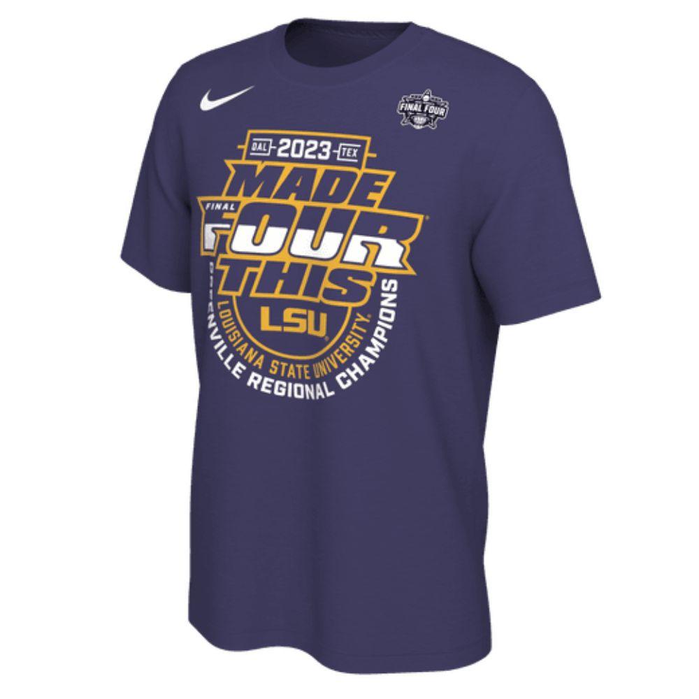 LSU Tigers 2023 Regional Champions Locker Room Shirt