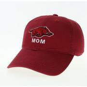  Arkansas Legacy Razorback Logo Over Mom Adjustable Hat
