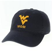  West Virginia Legacy Logo Over Mom Adjustable Hat