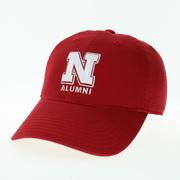  Nebraska Legacy Logo Over Alumni Adjustable Hat