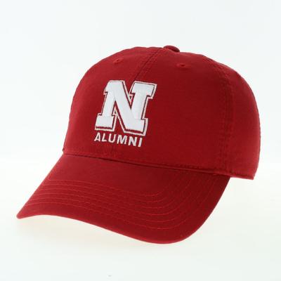 Nebraska Legacy Logo Over Alumni Adjustable Hat