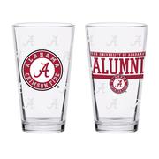  Alabama 16 Oz Alumni Repeat Pint Glass