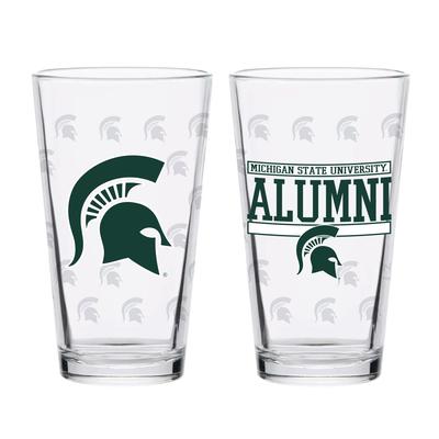 Michigan State 16 Oz Alumni Repeat Pint Glass