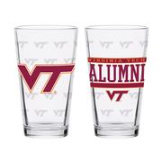  Virginia Tech 16 Oz Alumni Repeat Pint Glass