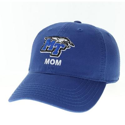MTSU Legacy Logo Over Mom Adjustable Hat