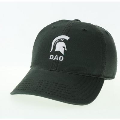 Michigan State Legacy Logo Over Dad Adjustable Hat