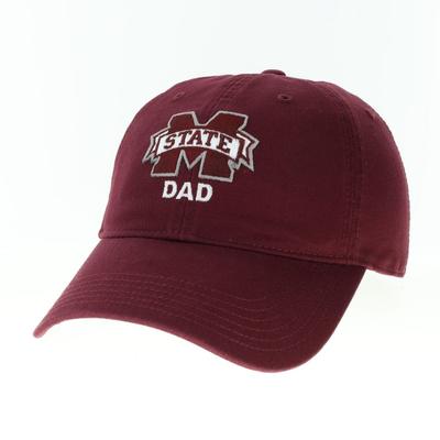 Mississippi State Legacy Logo Over Dad Adjustable Hat