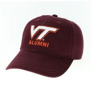  Virginia Tech Legacy Logo Over Alumni Adjustable Hat