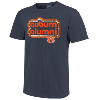 Auburn Retro Lines Alumni Comfort Colors Tee