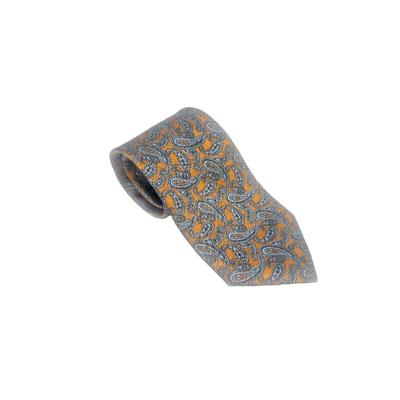 Loyalty Brand Products Orange and White Paisley Tie