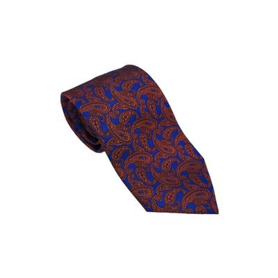 Loyalty Brand Products Royal and Orange Paisley Tie