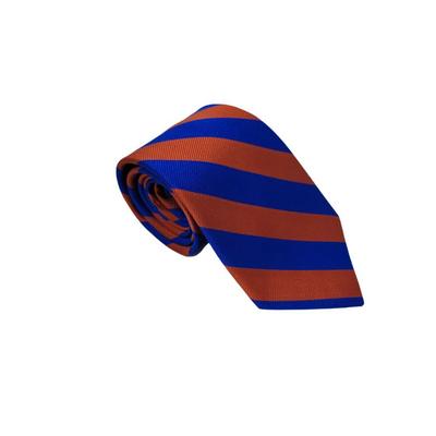 Loyalty Brand Products Royal and Orange Thick Stripe Tie
