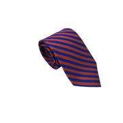  Loyalty Brand Products Royal And Orange Thin Stripe Tie
