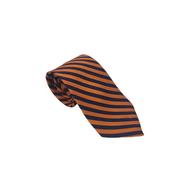  Loyalty Brand Products Navy And Orange Thin Stripe Tie