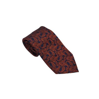 Loyalty Brand Products Navy and Orange Paisley Tie