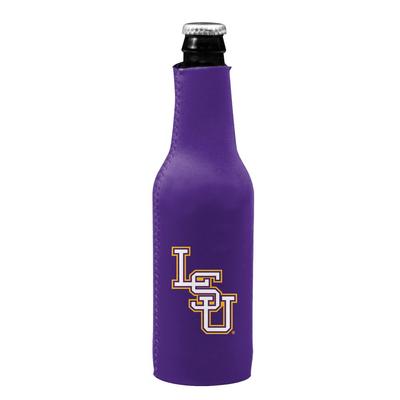 LSU 12oz Baseball Logo Bottle Cooler