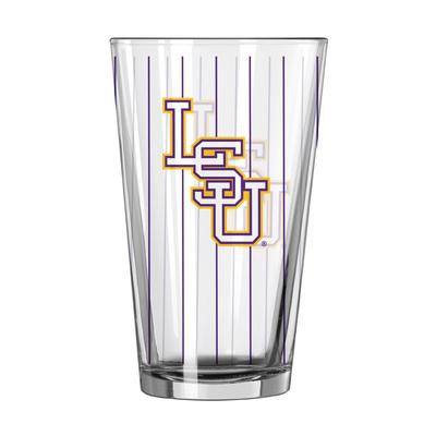 LSU 16oz Baseball Stripes Pint Glass