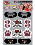  Mississippi State Combo Pack Waterless Face Tattoos