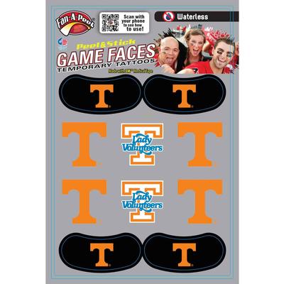 Tennessee Combo Pack Waterless Face Tattoos
