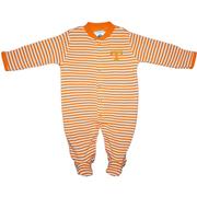  Tennessee Infant Striped Footed Romper