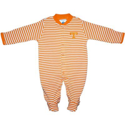 Tennessee Infant Striped Footed Romper