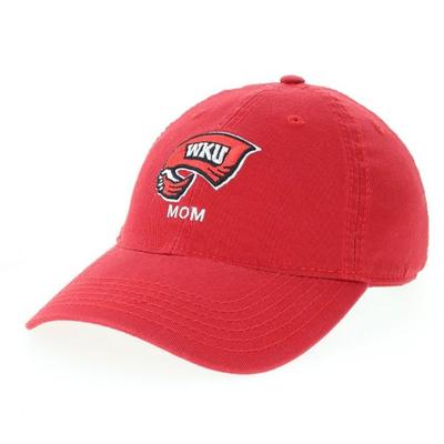 Western Kentucky Legacy Logo Over Mom Adjustable Hat