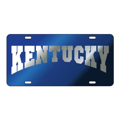 Kentucky License Plate Royal with Kentucky Arch