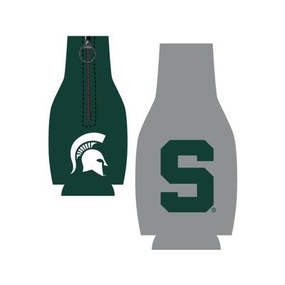 Michigan State Home And Away Bottle Cooler