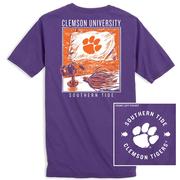  Clemson Southern Tide Flags Tee