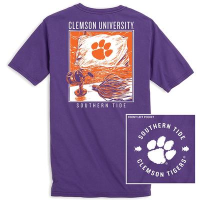 Clemson Southern Tide Flags Tee