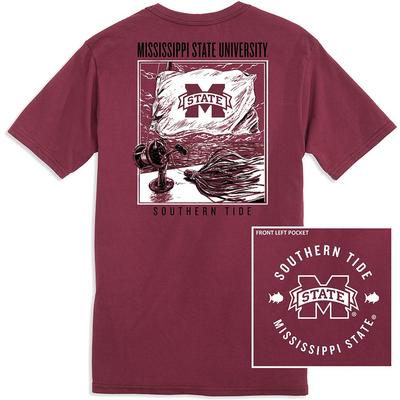 Mississippi State Southern Tide Flags Tee