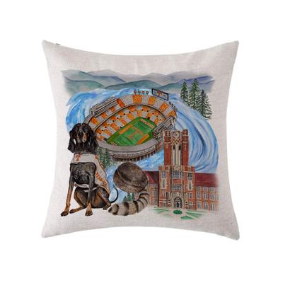 Tennessee Watercolor Pillow Cover