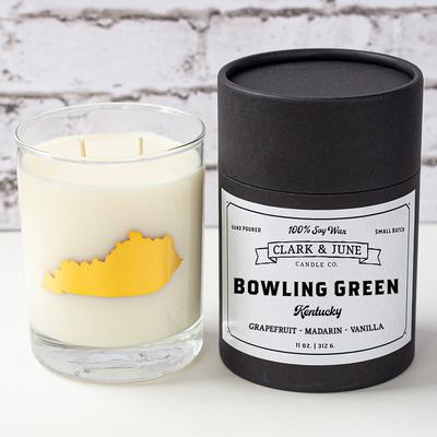 Bowling Green 11 Oz Soy Candle - Rocks Glass