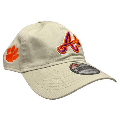Clemson Tigers Atlanta Braves New Era 920 Adjustable Cap
