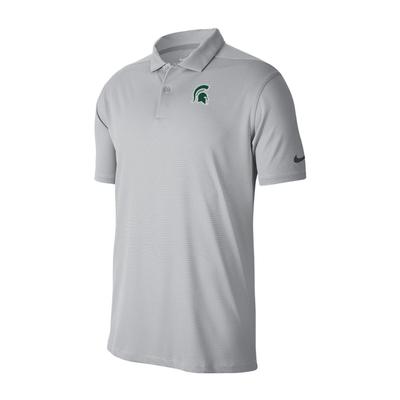 Michigan State Nike Victory Texture Polo WOLF_GREY