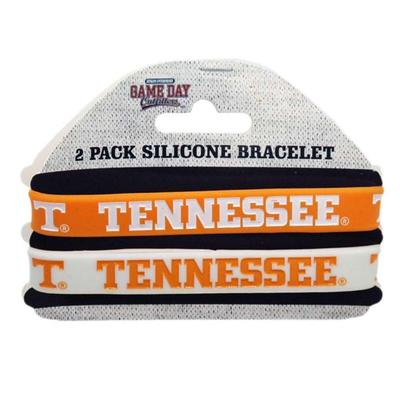 Tennessee 2 Pack Silicone Bracelets