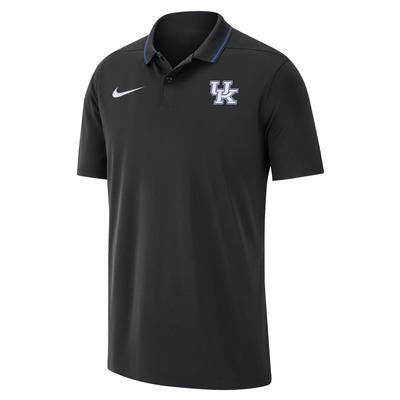 Kentucky Nike Dri-Fit Coaches Polo BLACK
