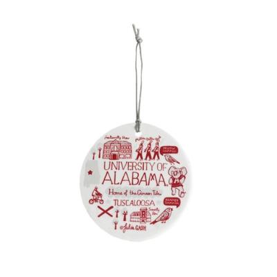 Alabama Julia Gash Round Ornament