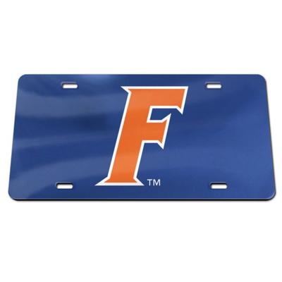 Florida F License Plate