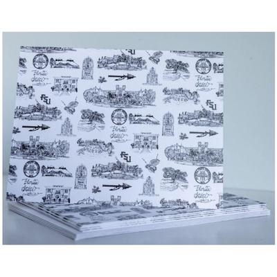 Florida State Toile of FSU Notecards