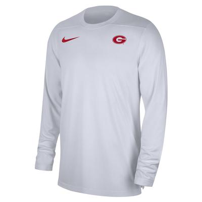Georgia Nike UV Coach Long Sleeve Top