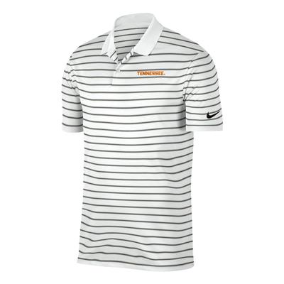 Tennessee Nike Golf Victory Stripe Polo WHITE