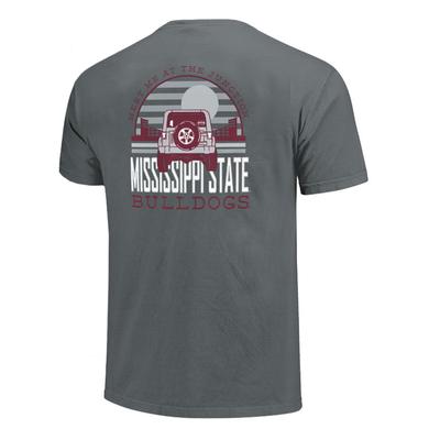 Mississippi State Meet Me at the Junction Jeep Comfort Colors Tee