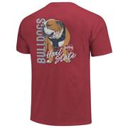  Mississippi State Bulldog Stance Comfort Colors Tee